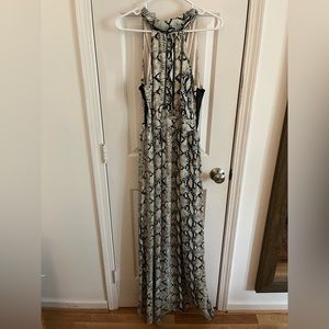 Ark & Co Snakeskin Formal Dress
